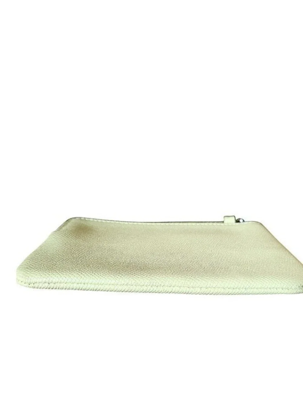 Coach Small Light Green Corner Zip Wristlet